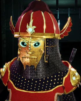 The Tianwang helmet and armour