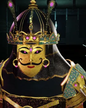 The Dvarapala helmet and armour